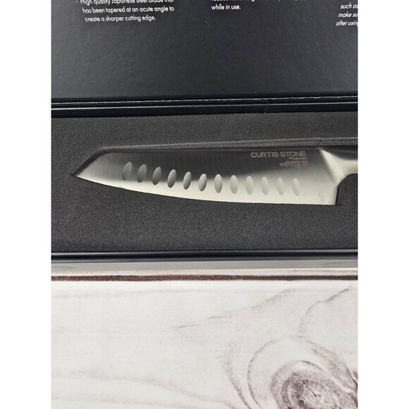Curtis Stone 6" Japanese Steel Santoku Knife High Quality Made - Picture 2 of 10